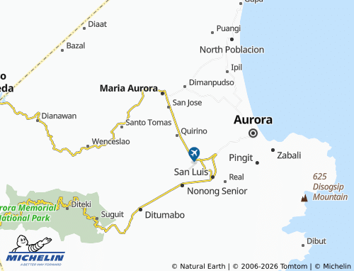 MICHELIN Quirino map - ViaMichelin