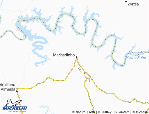 MICHELIN Independência map - ViaMichelin