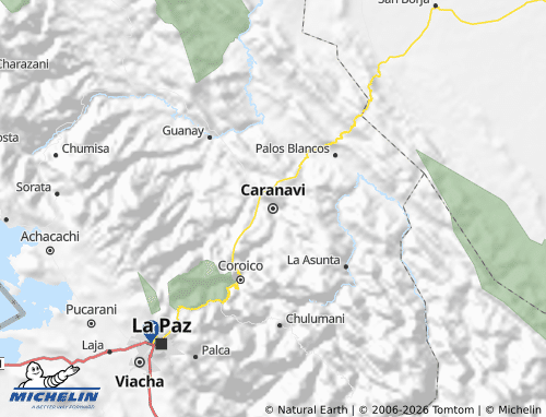 MICHELIN Caranavi map - ViaMichelin