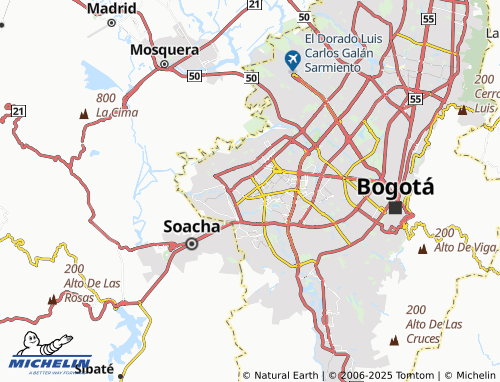 MICHELIN Casa Blanca Sur map - ViaMichelin