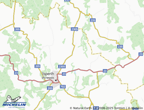 MICHELIN Yakim Gruevo map - ViaMichelin