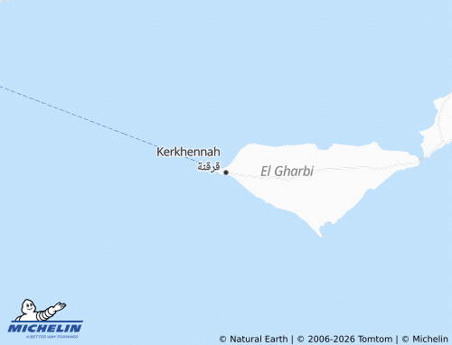 Mappa MICHELIN Qarqanah - ViaMichelin