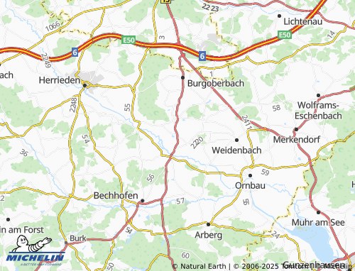MICHELIN-Landkarte Sommersdorf - ViaMichelin
