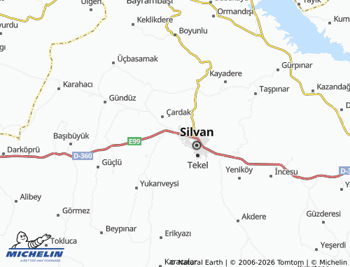 MICHELIN Selahattin map - ViaMichelin