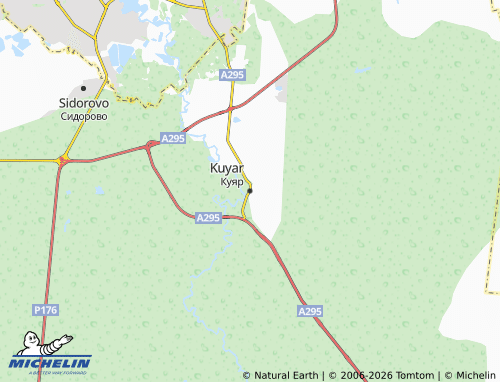 MICHELIN-Landkarte Kuyar - ViaMichelin