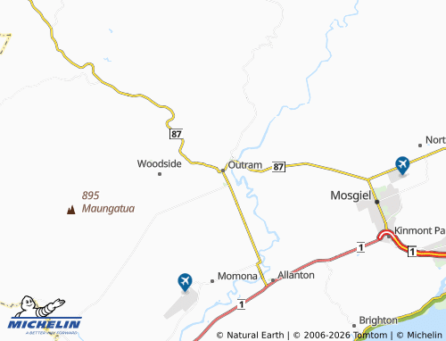 Mapa MICHELIN Outram - ViaMichelin