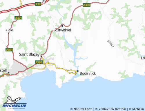 MICHELIN Golant map - ViaMichelin