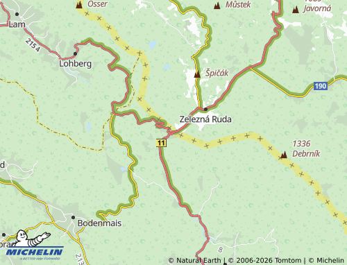 Mapa MICHELIN Bayerisch Eisenstein - ViaMichelin