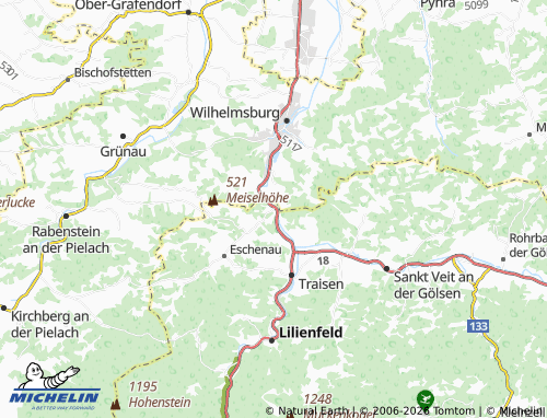 MICHELIN Rotheau map - ViaMichelin