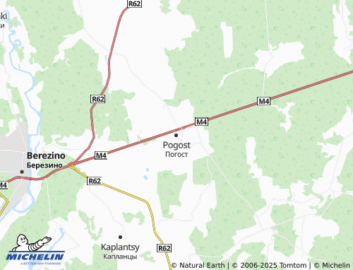 Carte MICHELIN Pogost - ViaMichelin
