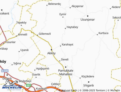 MICHELIN Karahayıt map - ViaMichelin