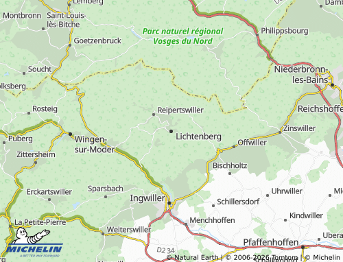 Mapa MICHELIN Lichtenberg - ViaMichelin