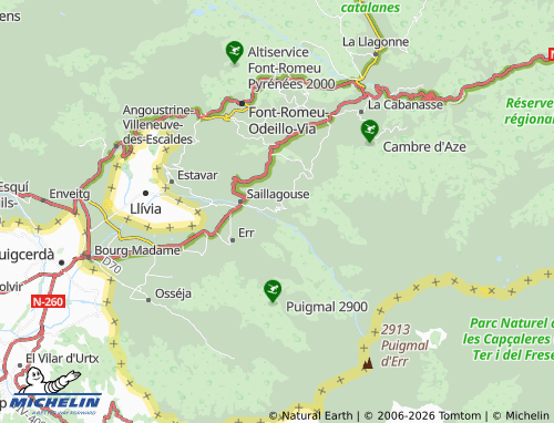 MICHELIN Llo map - ViaMichelin