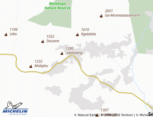 MICHELIN-Landkarte Boshia - ViaMichelin