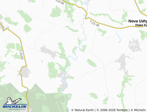 MICHELIN Tymkiv map - ViaMichelin