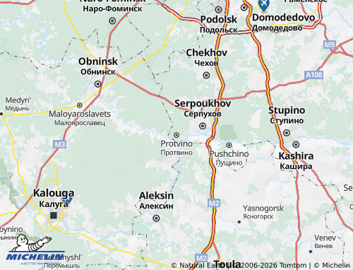 Carte MICHELIN Protvino - ViaMichelin