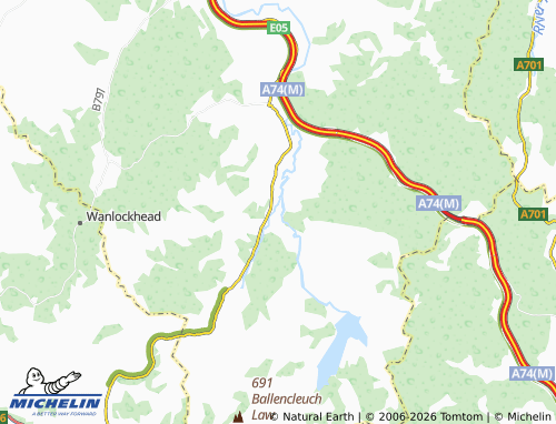 MICHELIN Watermeetings map - ViaMichelin