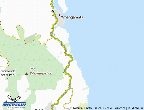 Mapa MICHELIN Whiritoa - ViaMichelin