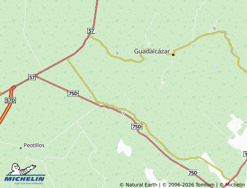 Mappa MICHELIN San José de Cervantes - ViaMichelin