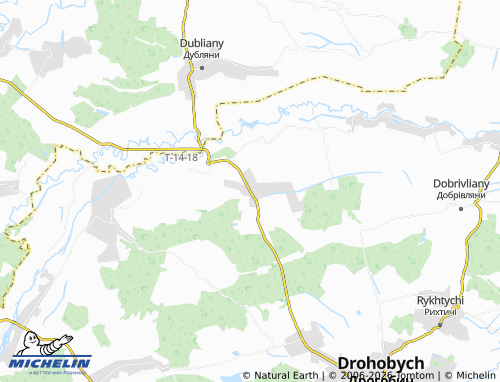 Mapa MICHELIN Bronytsia - ViaMichelin