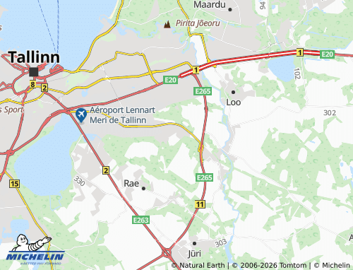 MICHELIN Soodevahe map - ViaMichelin