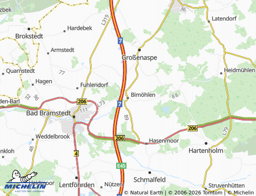 MICHELIN Bimöhlen map - ViaMichelin