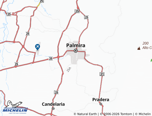 MICHELIN Las Delicias map - ViaMichelin