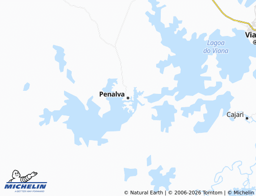 MICHELIN Penalva map - ViaMichelin