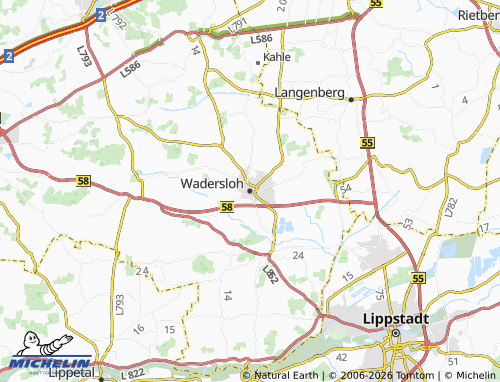 MICHELIN Wadersloh map - ViaMichelin