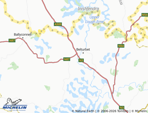 Kaart MICHELIN Drumacon - ViaMichelin