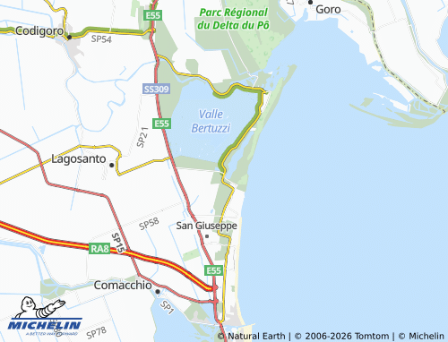Mappa MICHELIN Borgo Manara - ViaMichelin
