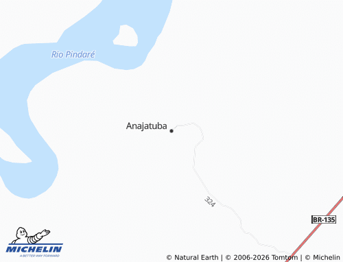 MICHELIN-Landkarte Anajatuba - ViaMichelin
