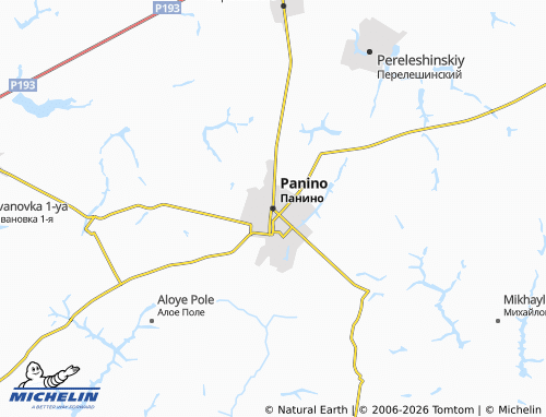 Carte MICHELIN Panino - ViaMichelin