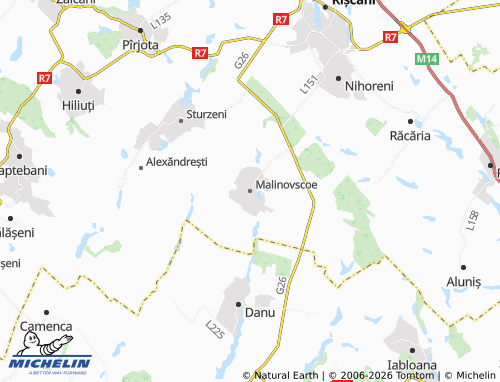 MICHELIN Malinovscoe map - ViaMichelin