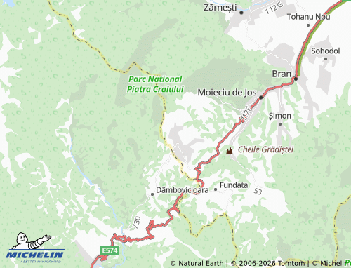 MICHELIN Șirnea map - ViaMichelin
