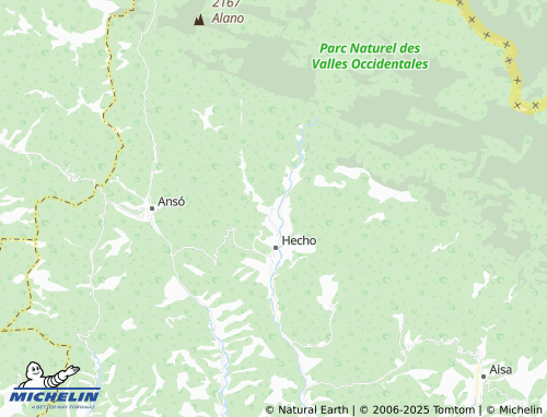 MICHELIN Siresa map - ViaMichelin