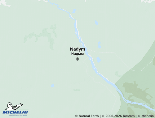 MICHELIN-Landkarte Nadym - ViaMichelin