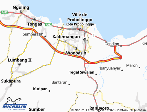 MICHELIN Kedungsupit map - ViaMichelin
