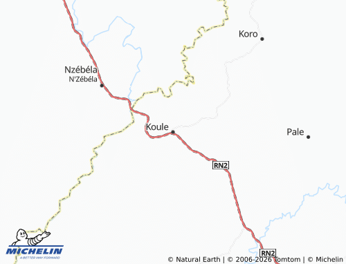 Mappa MICHELIN Koule - ViaMichelin