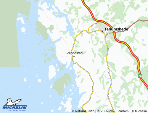 Carte MICHELIN Grebbestad - ViaMichelin