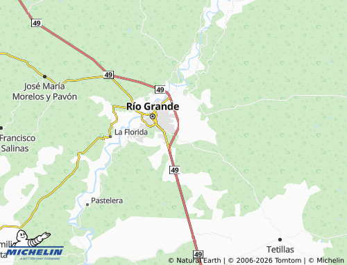 Mappa MICHELIN Sol Azteca - ViaMichelin