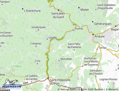 Carte MICHELIN Vabres - ViaMichelin