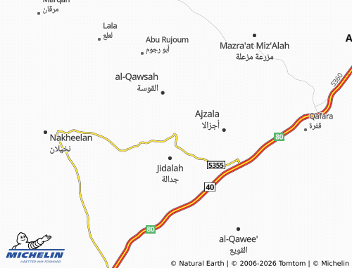 Carte MICHELIN Muhaeeruqa - ViaMichelin