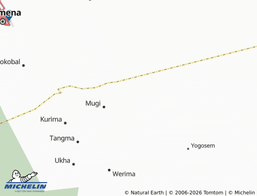MICHELIN Panyoke map - ViaMichelin