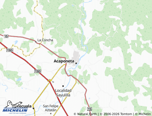 Carte MICHELIN Del Carmen - ViaMichelin