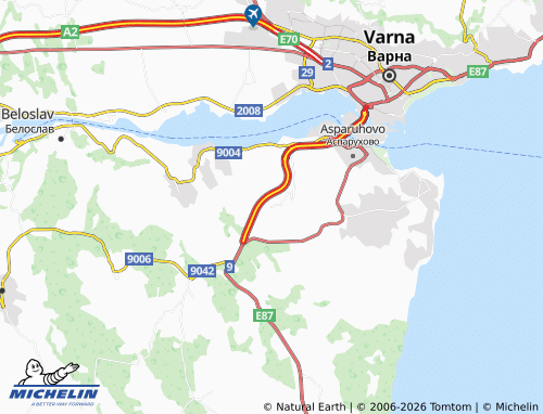 MICHELIN Zvezditsa map - ViaMichelin