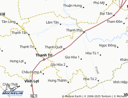MICHELIN Thạnh Quới map - ViaMichelin