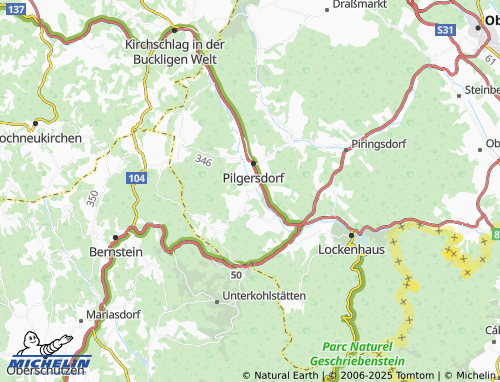 MICHELIN Bubendorf im Burgenland map - ViaMichelin