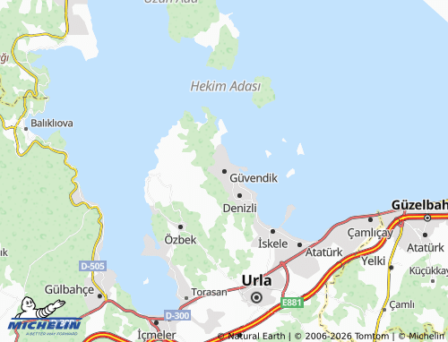 Mappa MICHELIN Güvendik - ViaMichelin