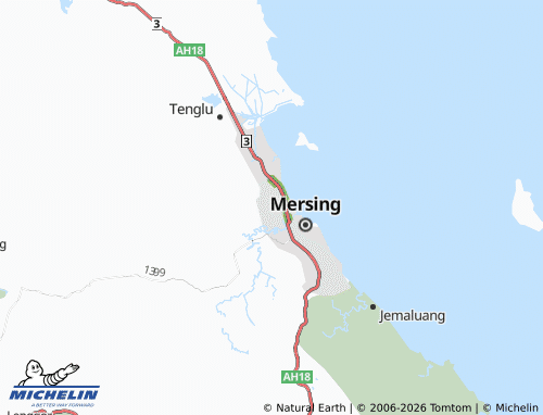 Mapa MICHELIN Kampung Puyu - ViaMichelin